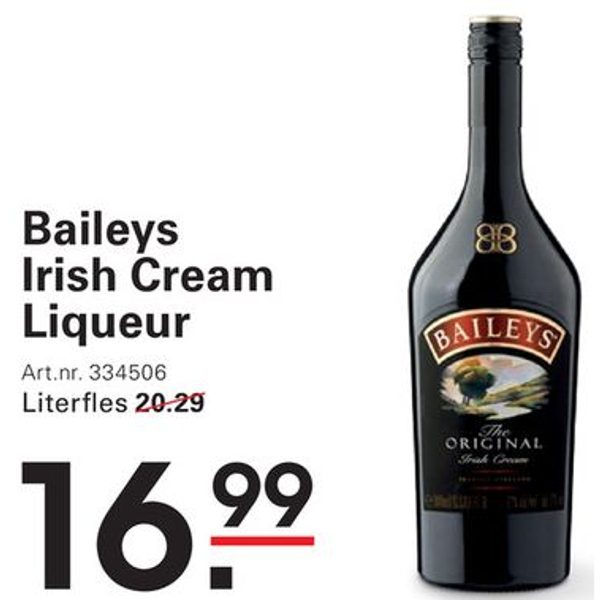 Baileys Irish Cream Liqueur