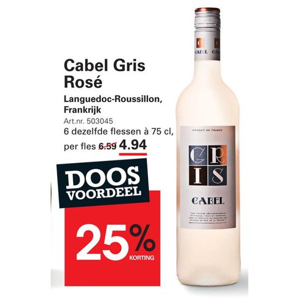 Cabel Gris Rosé