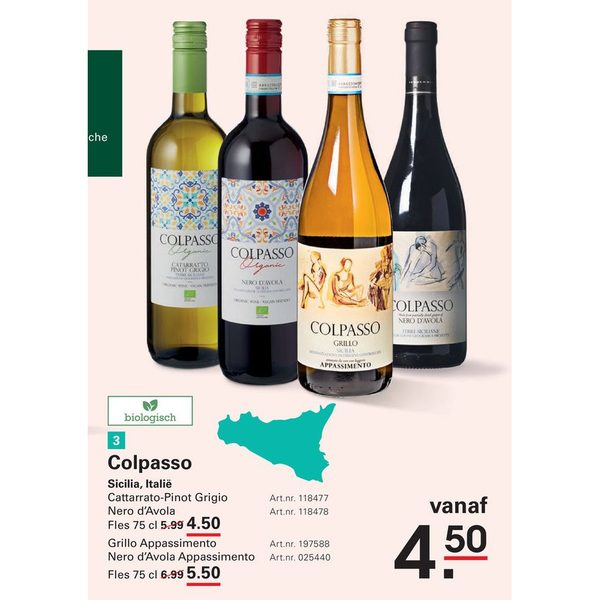 Colpasso Sicilia wijnen