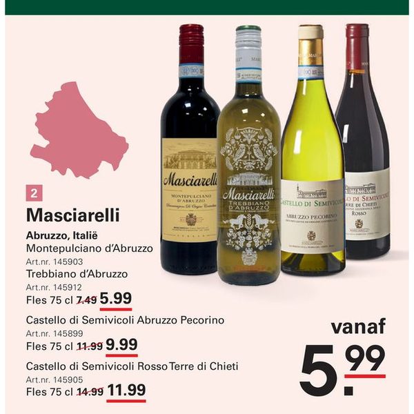 Masciarelli Abruzzo wijnen