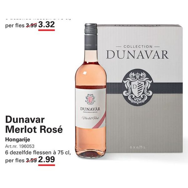 Dunavar Merlot Rosé