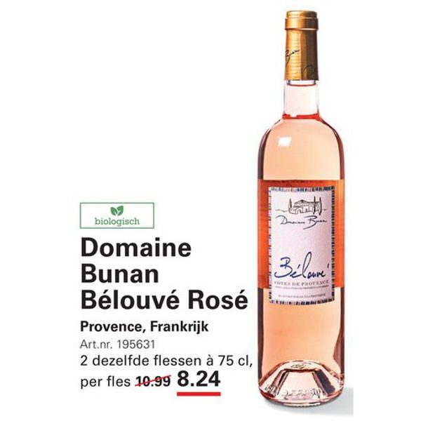 Domaine Bunan Bélouvé Rosé