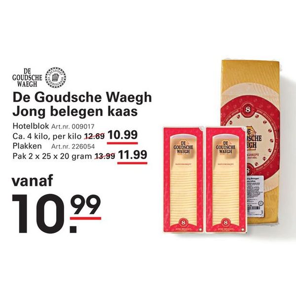 De Goudsche Waegh Jong belegen kaas