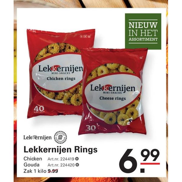 Lekkernijen Rings