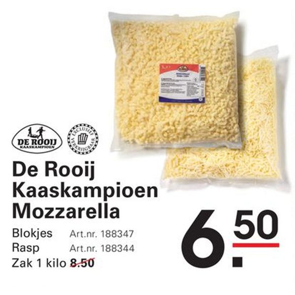 De Rooij Kaaskampioen Mozzarella