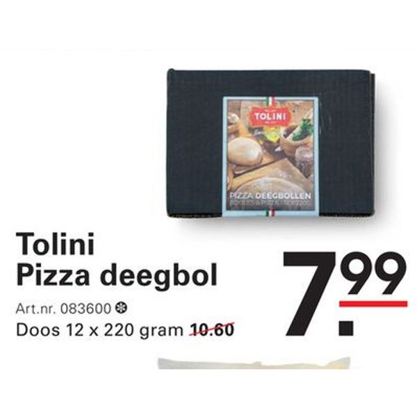 Tolini Pizza deegbol