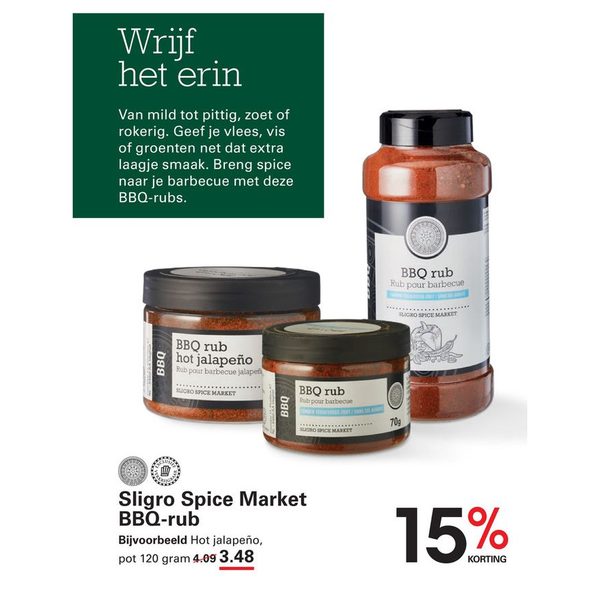 Sligro Spice Market BBQ-rub