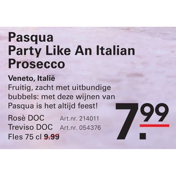 Pasqua Party Like An Italian Prosecco