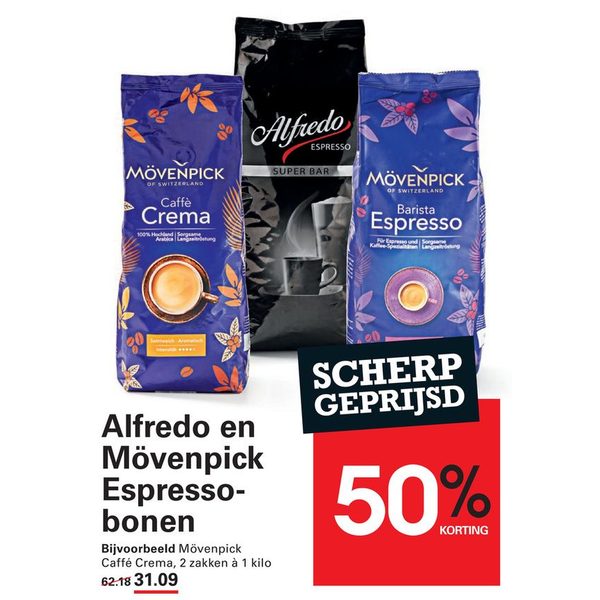 Alfredo en Mövenpick Espressobonen