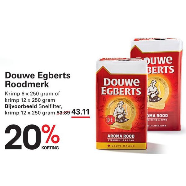 Douwe Egberts Roodmerk