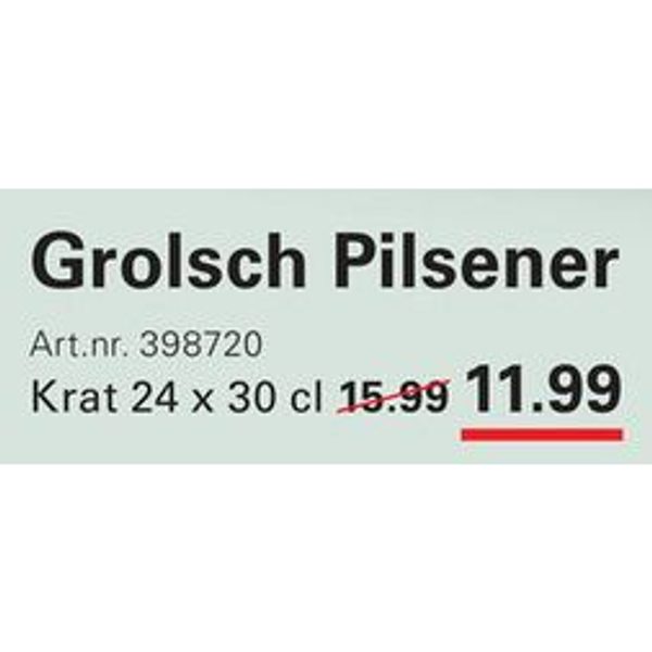 Grolsch Pilsener