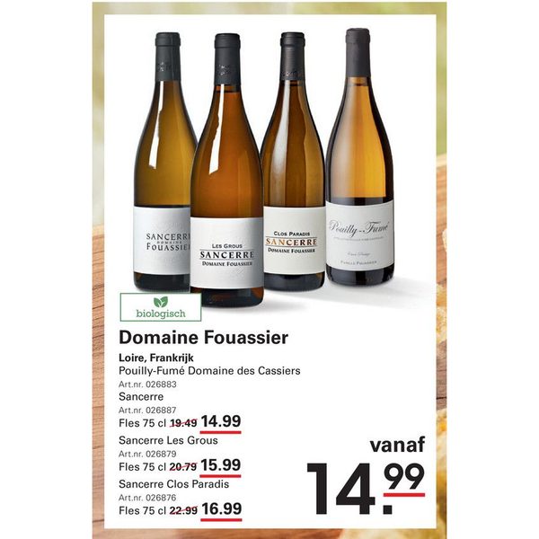 Domaine Fouassier assortiment