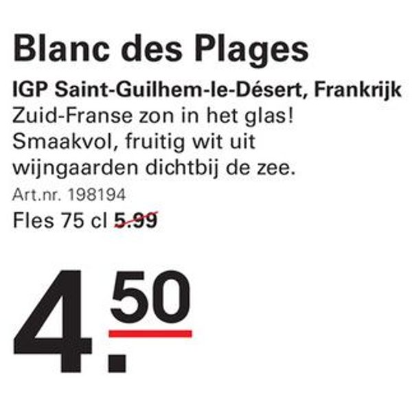 Blanc des Plages