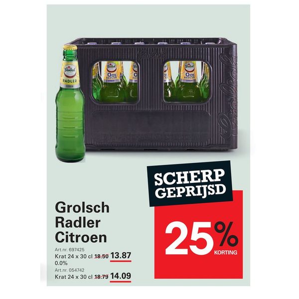 Grolsch Radler Citroen