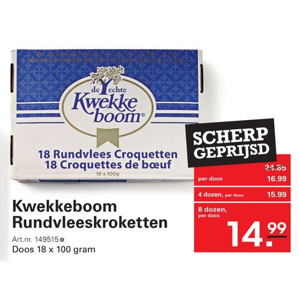 Kwekkeboom Rundvleeskroketten