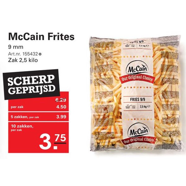 McCain Frites 9 mm