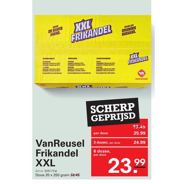 VanReusel Frikandel XXL