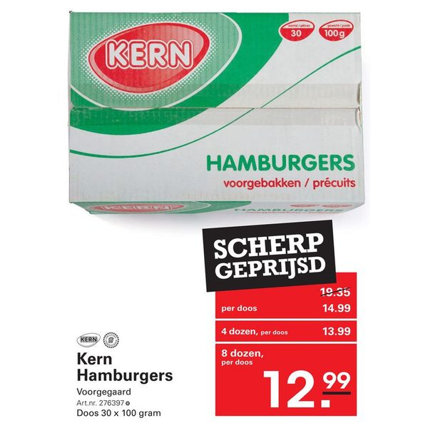 Hamburgers Voorgegaard