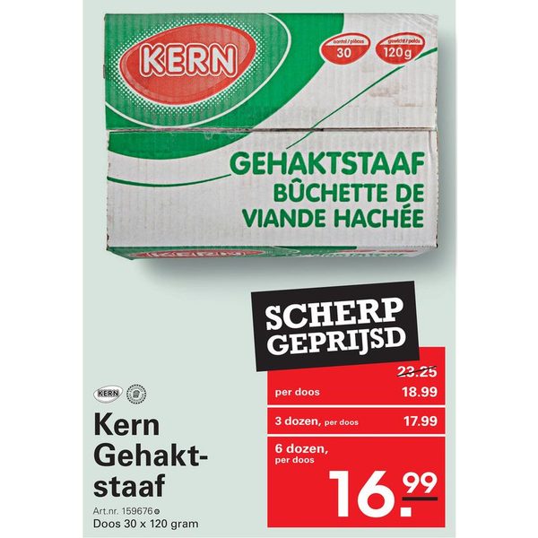 Kern Gehaktstaaf