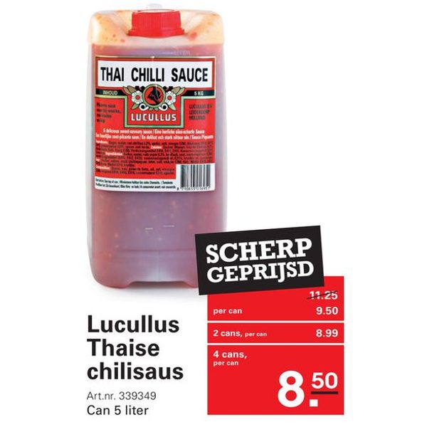 Lucullus Thaise chilisaus