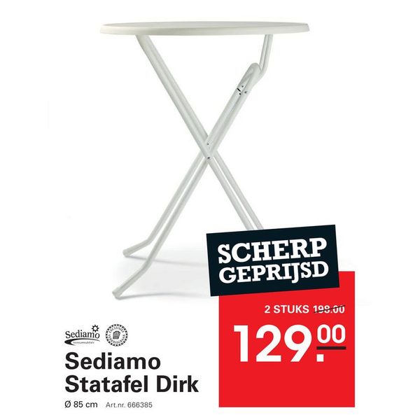 Sediamo Statafel Dirk