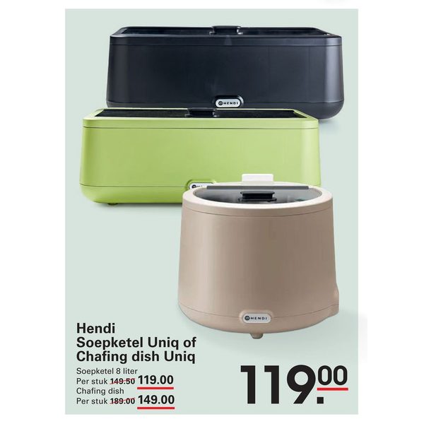 Hendi Soepketel Uniq of Chafing dish Uniq