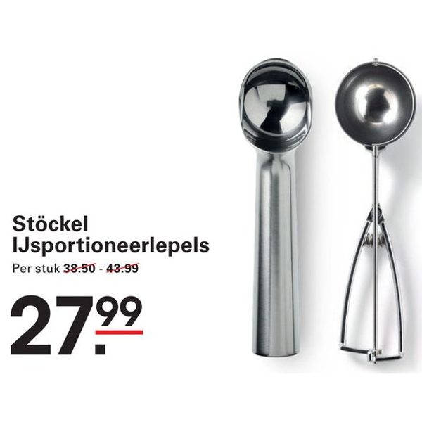 Stöckel IJsportioneerlepels