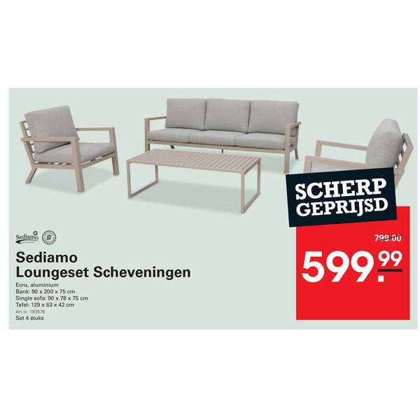 Sediamo Loungeset Scheveningen