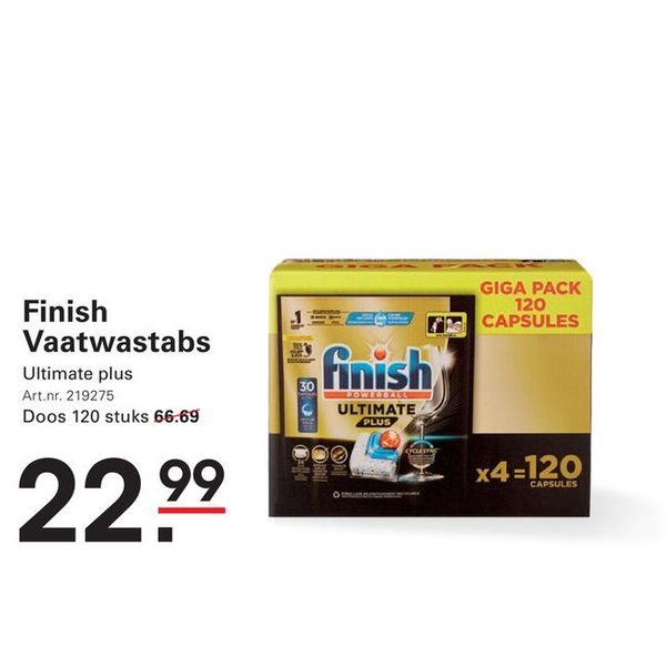 Finish Vaatwastabs Ultimate plus