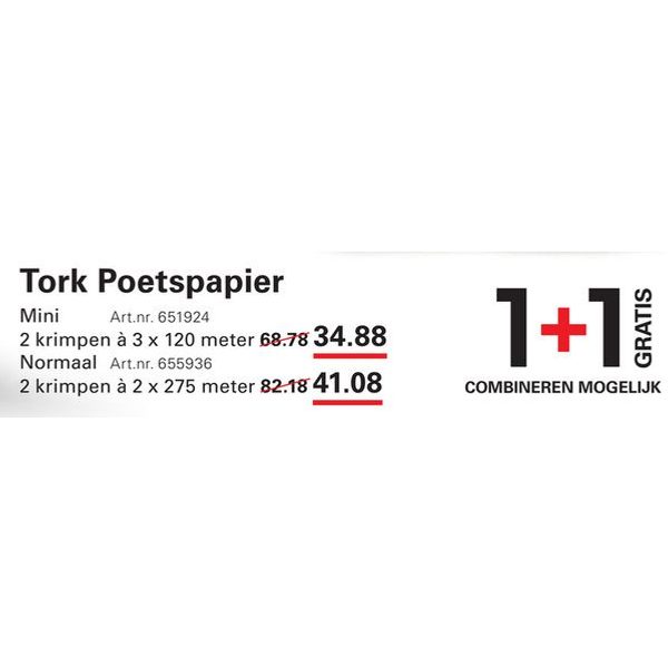 Tork Poetspapier Mini