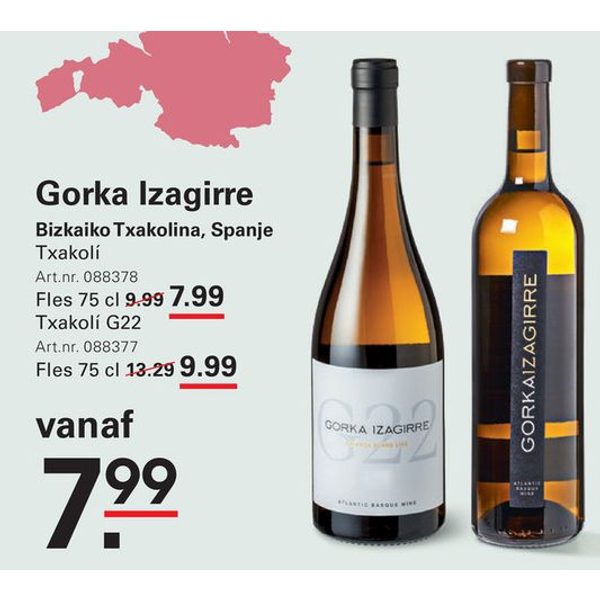 Gorka Izagirre Txakolí of Txakolí G22