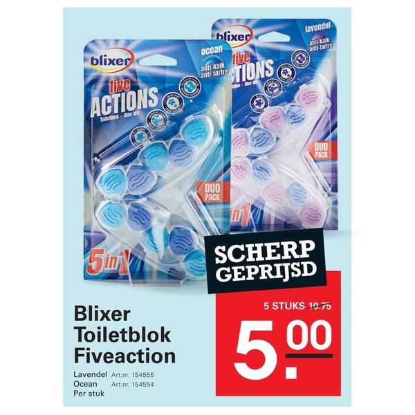 Blixer Toiletblok Fiveaction