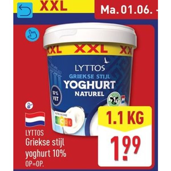 LYTTOS Griekse stijl yoghurt 10%