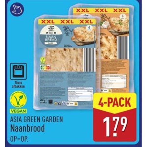 Asia Green Garden Naanbrood