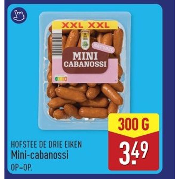 HOFSTEE DE DRIE EIKEN Mini-cabanossi