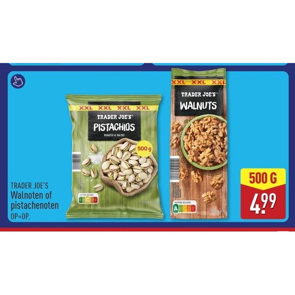 Trader Joe's Walnoten of pistachenoten
