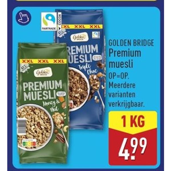 Golden Bridge Premium muesli