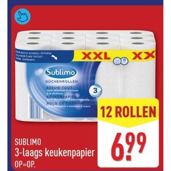 Sublimo 3-laags keukenpapier