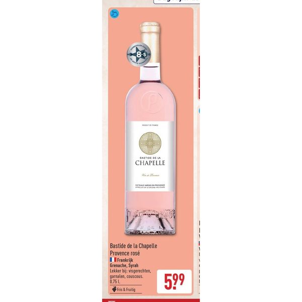Bastide de la Chapelle Provence rosé