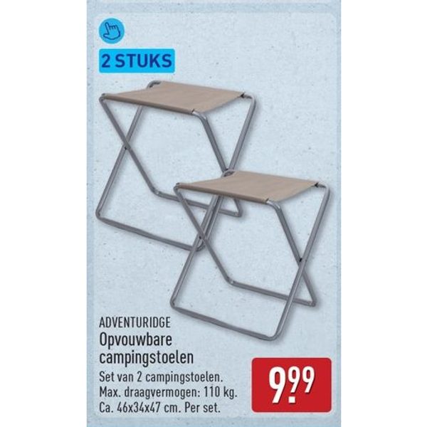 Opvouwbare campingstoelen