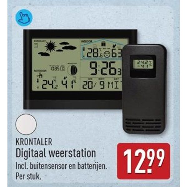 KRONTALER Digitaal weerstation