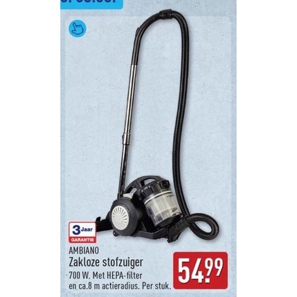 AMBIANO Zakloze stofzuiger