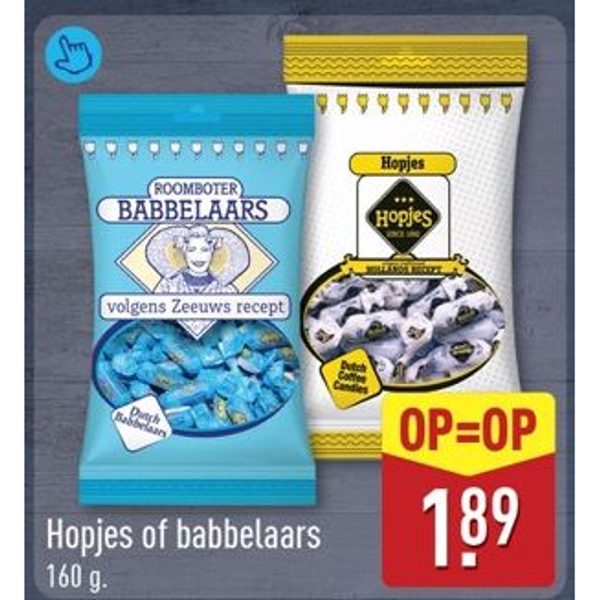 Hopjes of babbelaars
