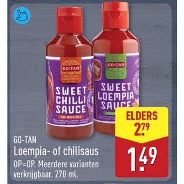 Go-Tan Loempia- of chilisaus