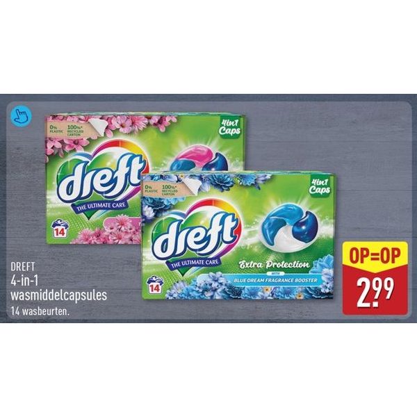 DREFT 4-in-1 wasmiddelcapsules