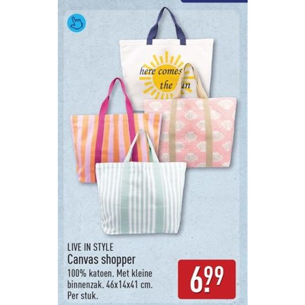 Canvas shopper