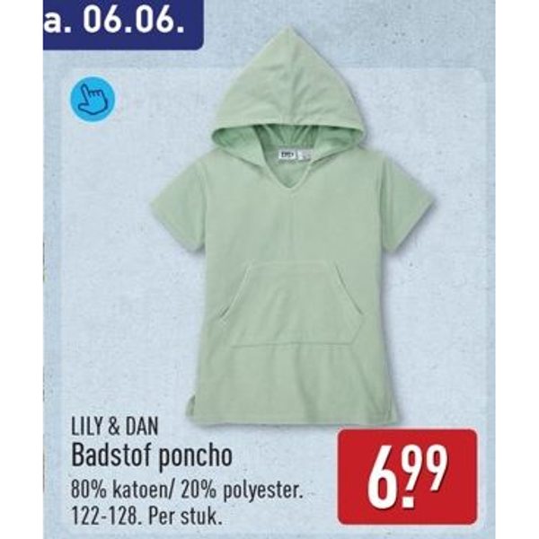 LILY & DAN Badstof poncho