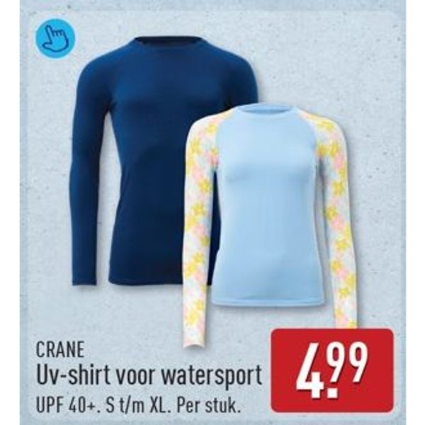 CRANE Uv-shirt voor watersport