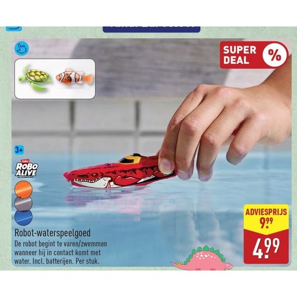 Robot-waterspeelgoed