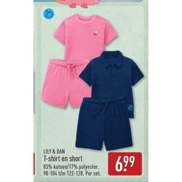 T-shirt en short